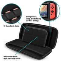 Zestaw 6 w 1 torba z EVA na przełącznik do nintendo twarda osłona pokrowiec przenośny do Nitendo przełącznik konsoli joysticki uchwyty akcesoria 3